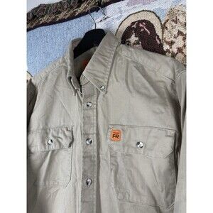 Wrangler Tan Casual Button Down Shirt